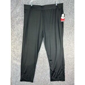 Pony Men's Active Stretch Straight Leg Pants 3 Pockets Black Size 2XL